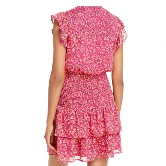 Aqua smocked dress size small excellent condition - Picture 2 of 12